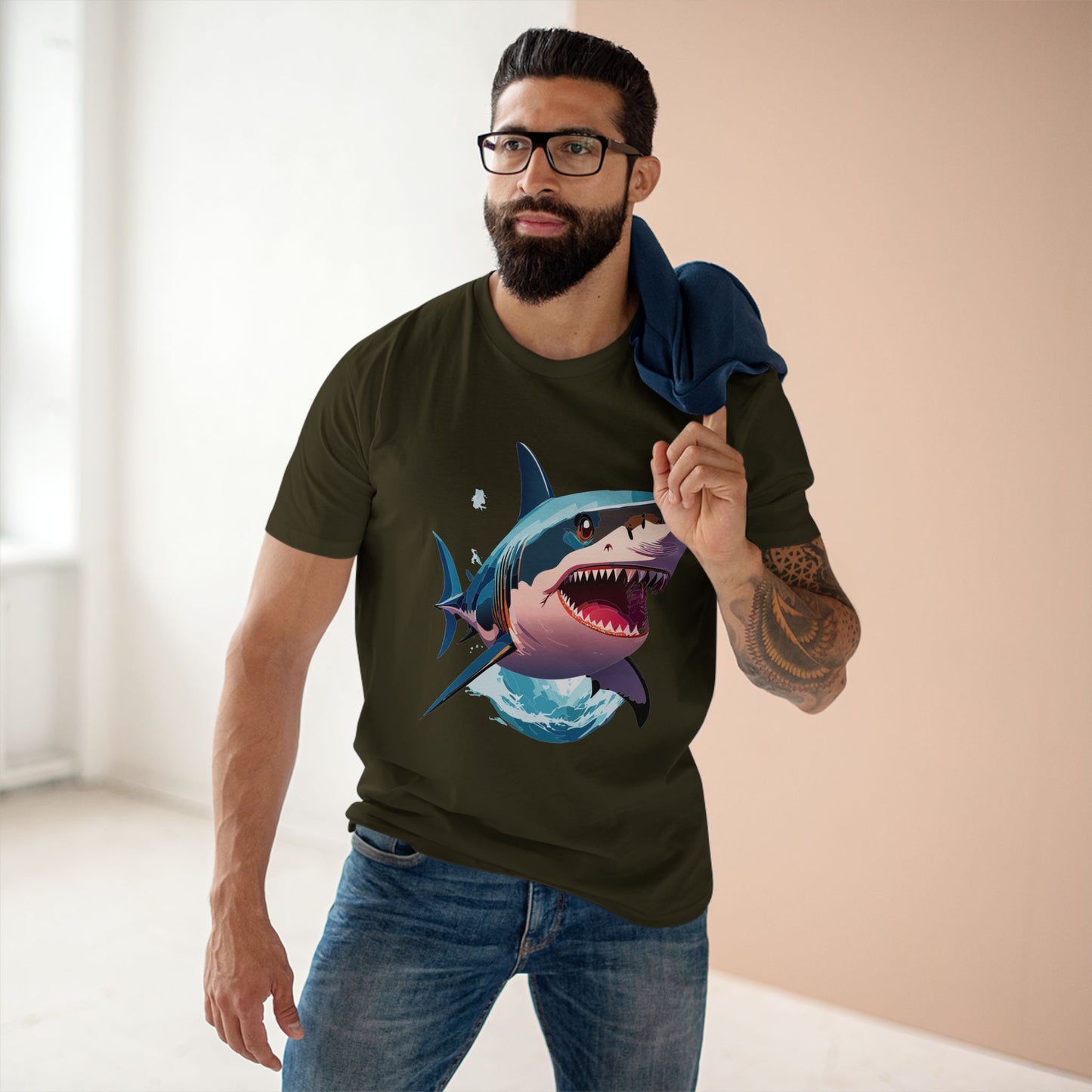 Animal Shirt, Shark Shirt - SudokuS