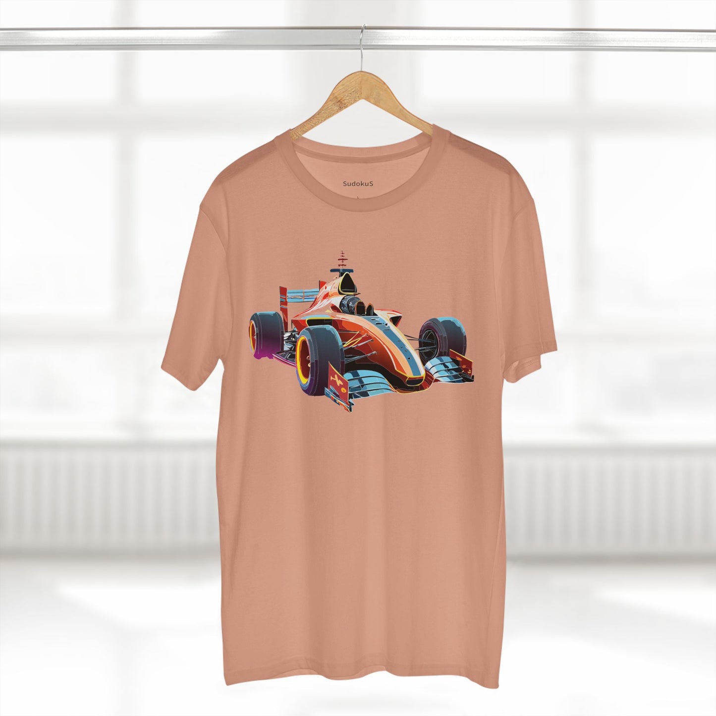 Unisex Car and Hot Wheels Shirt Premium Cotton Tee with Unique Art Design Graphic Illustration