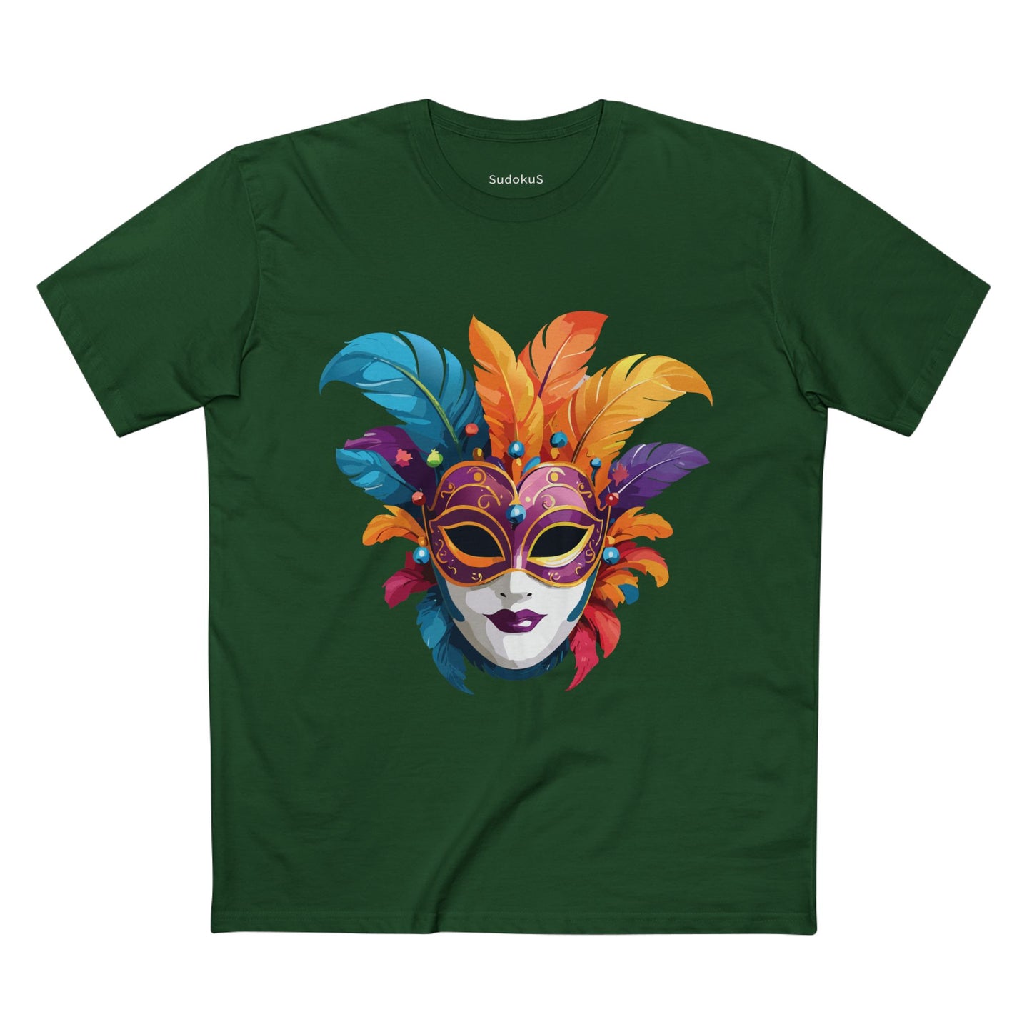 Mask Shirt, Shirt with Face - SudokuS