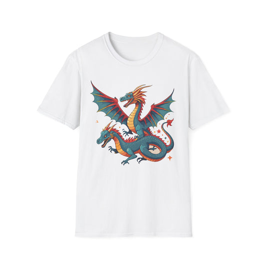 Dragon T Shirt, Dragon Shirt, Shirt with Animals, Animal Shirt
