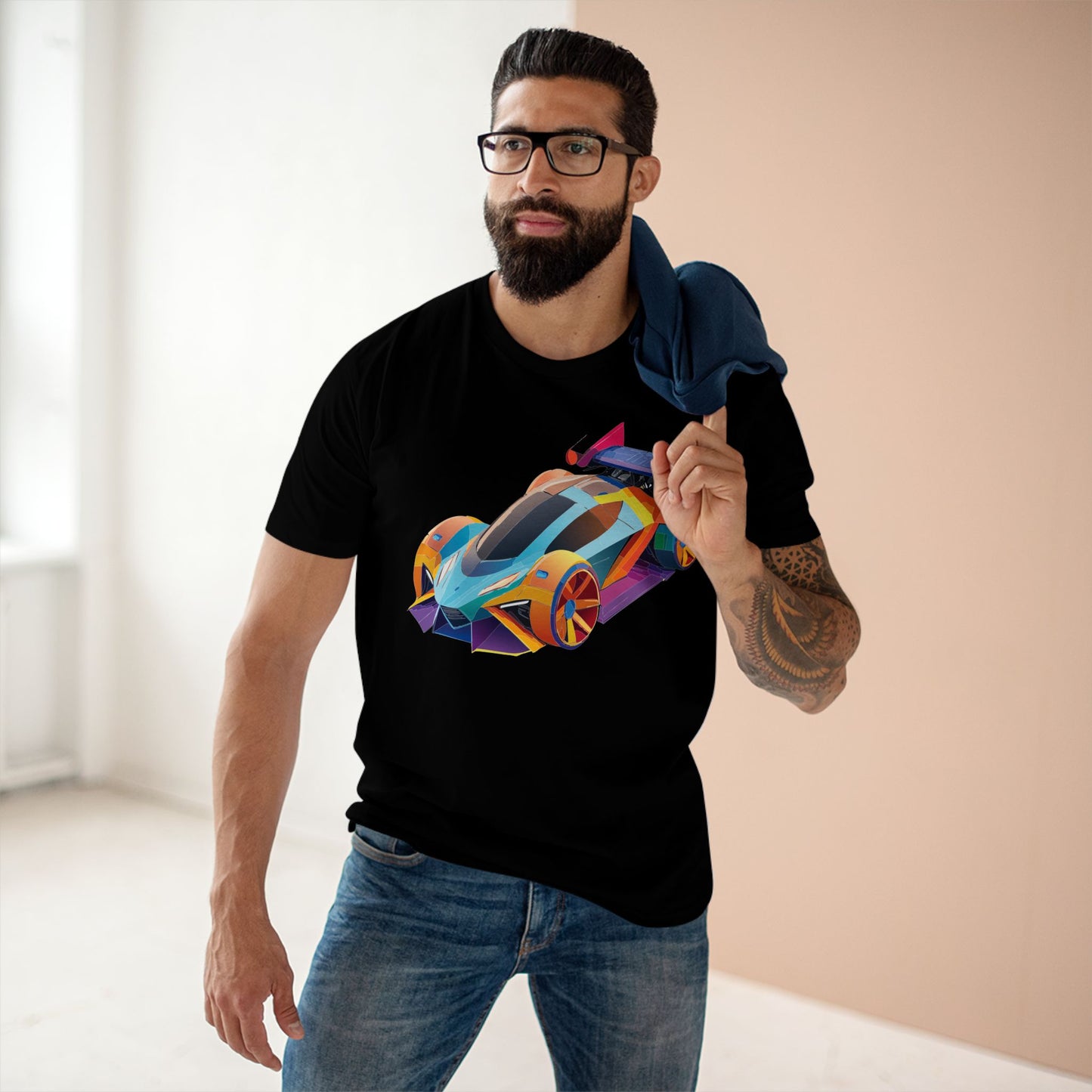 Hot Wheels Car Shirt Unisex Premium Cotton Tee With Unique Car Art Design Preshrunk