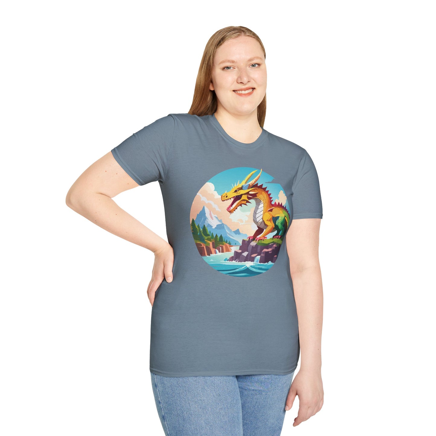 Dragon T Shirt, Dragon Shirt, Shirt with Animals, Animal Shirt