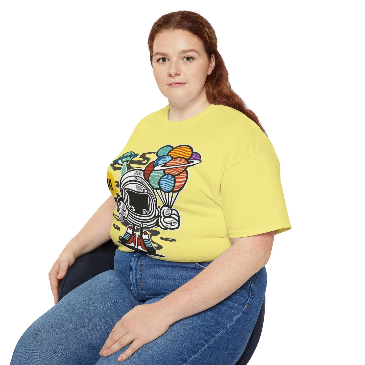 Astronaut Tee Shirt, Astronaut Graphic T‑Shirt, Cartoon Graphic T-Shirt, Art Design Shirt, Cosmos Tee Shirts 7