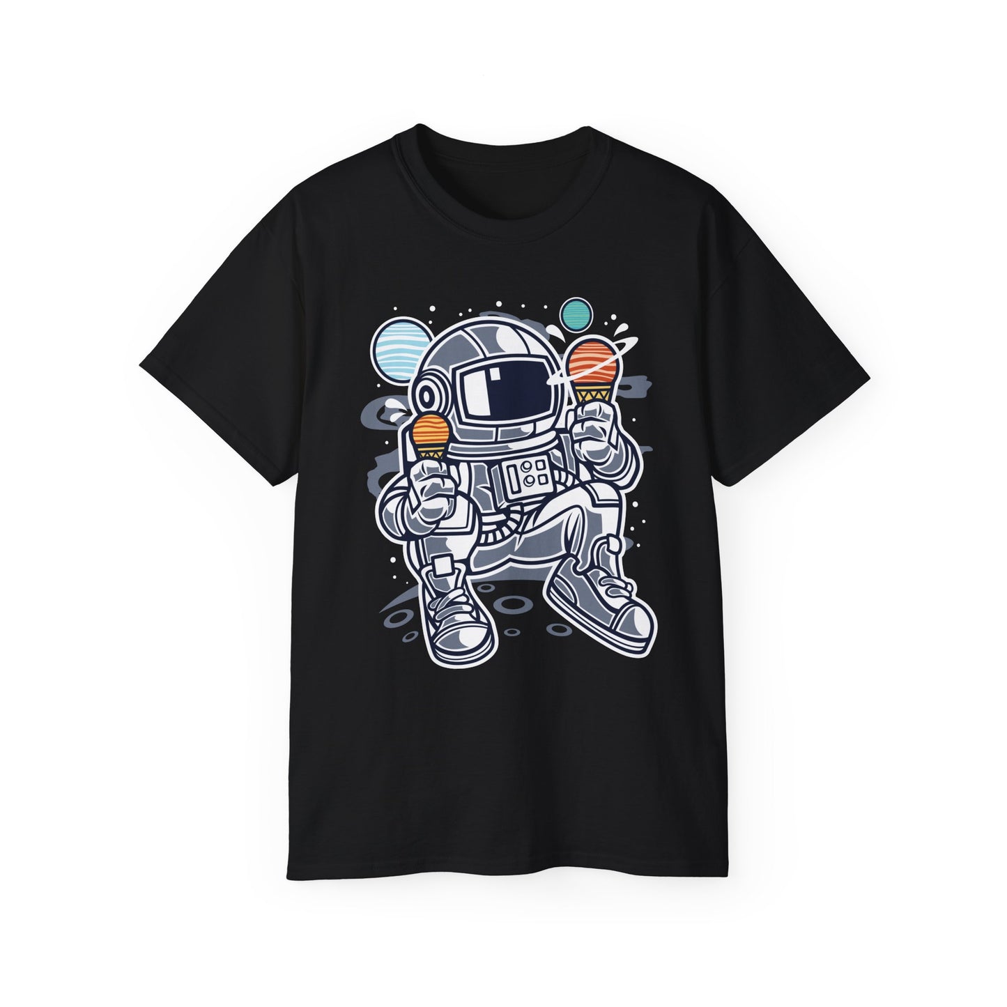 Astronaut Tee Shirt, Astronaut Graphic T‑Shirt, Cartoon Graphic T-Shirt, Art Design Shirt, Cosmos Tee Shirts