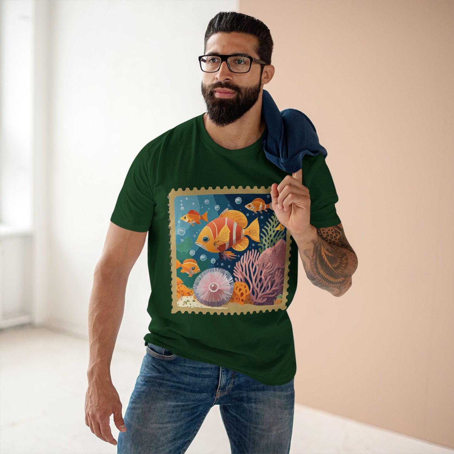 Stamp Shirt, Postage Stamp Shirt