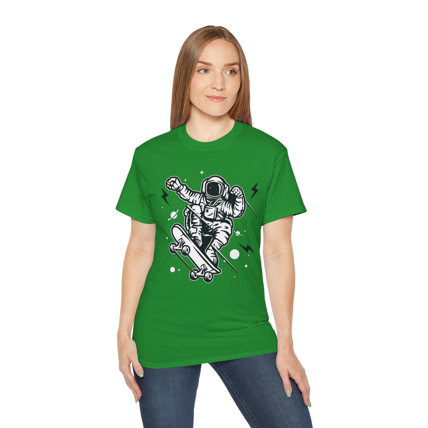 Astronaut Tee Shirt, Astronaut Graphic T‑Shirt, Cartoon Graphic T-Shirt, Art Design Shirt, Cosmos Tee Shirts 2