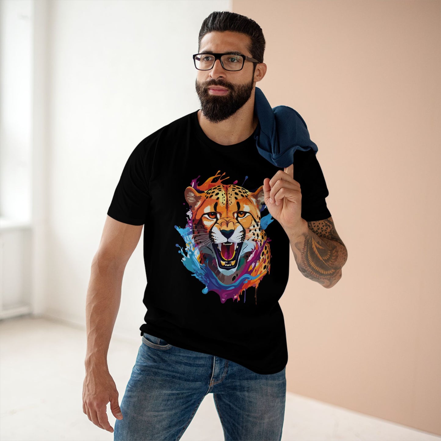Animal Shirt, Cheetah Shirt - SudokuS