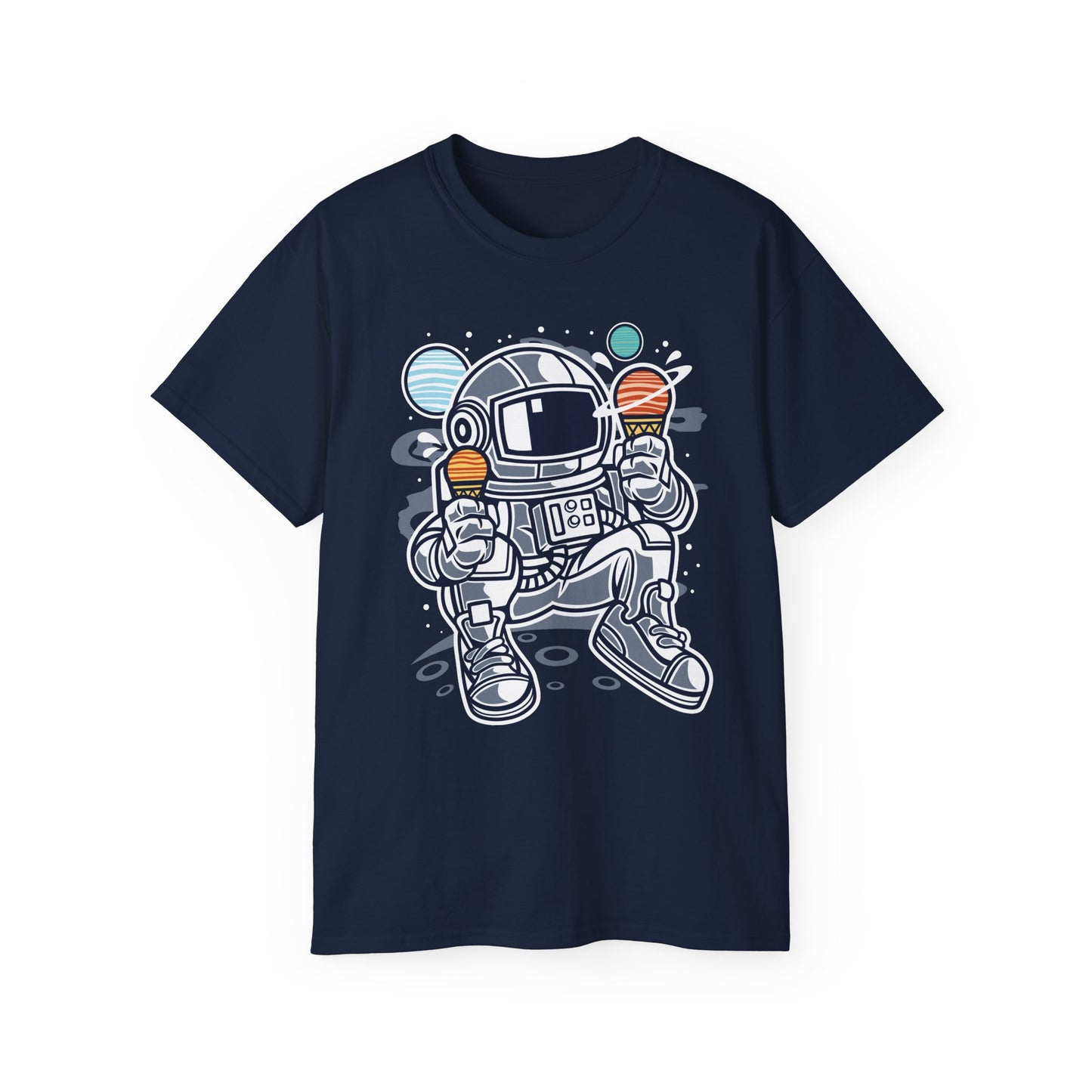 Astronaut Tee Shirt, Astronaut Graphic T‑Shirt, Cartoon Graphic T-Shirt, Art Design Shirt, Cosmos Tee Shirts