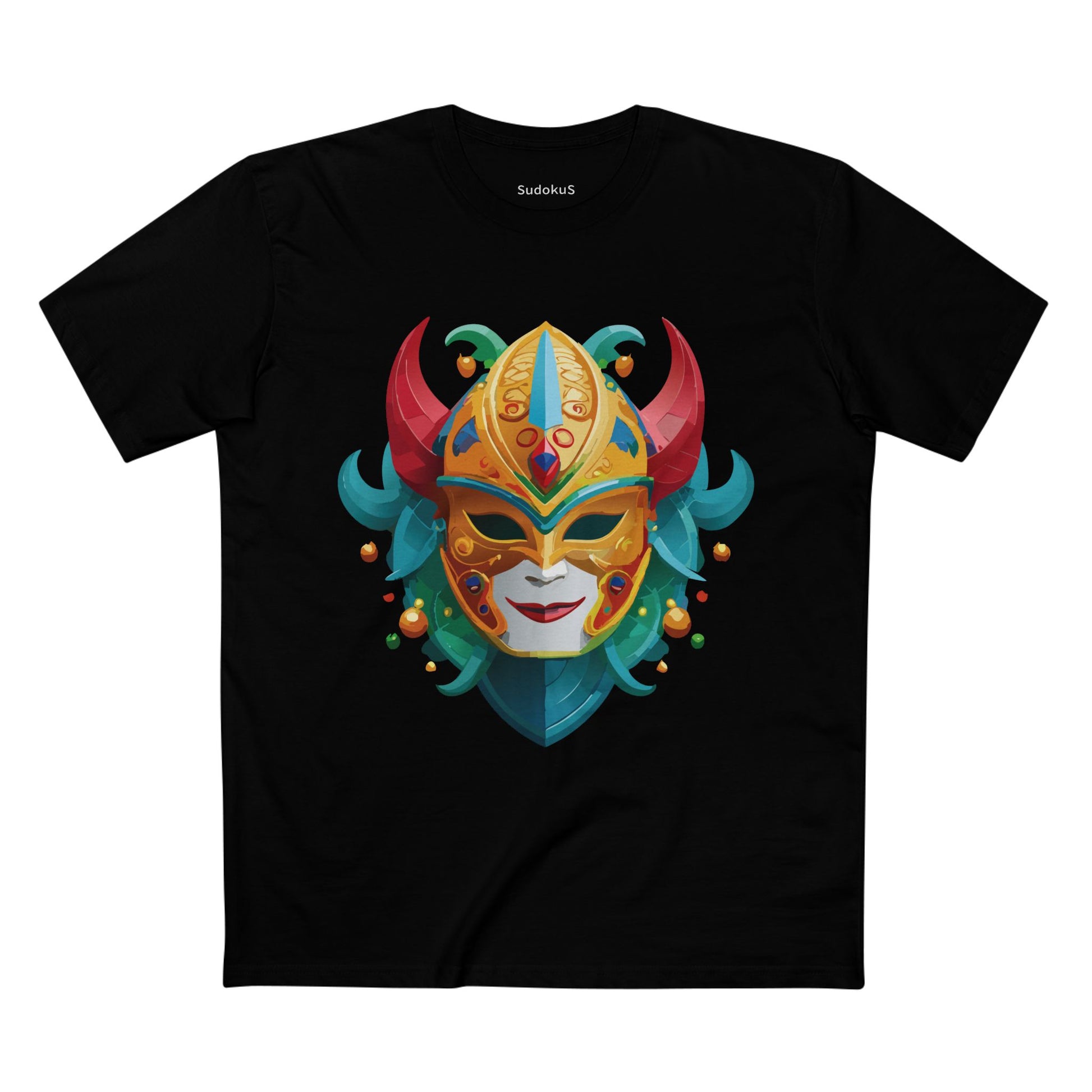 Mask Shirt, Shirt with Face - SudokuS