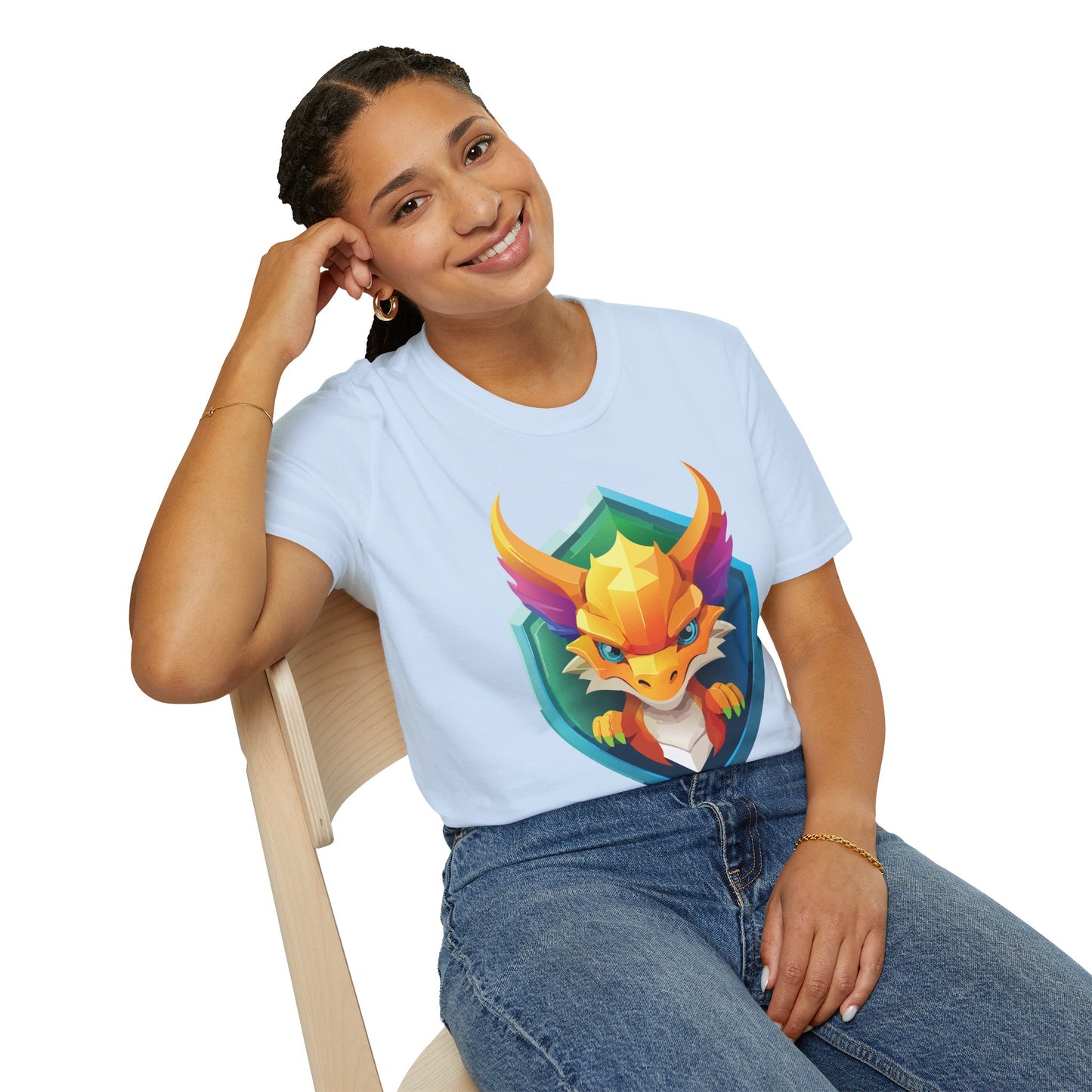 Dragon T Shirt, Dragon Shirt, Shirt with Animals, Animal Shirt