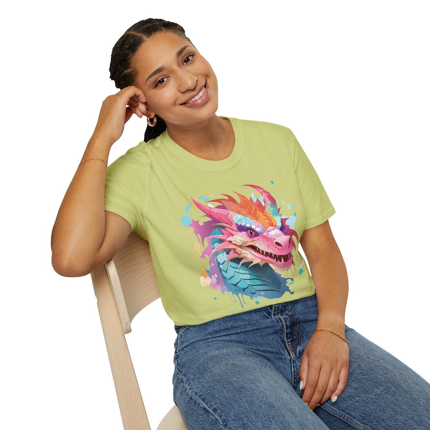 Dragon T Shirt, Dragon Shirt, Shirt with Animals, Animal Shirt