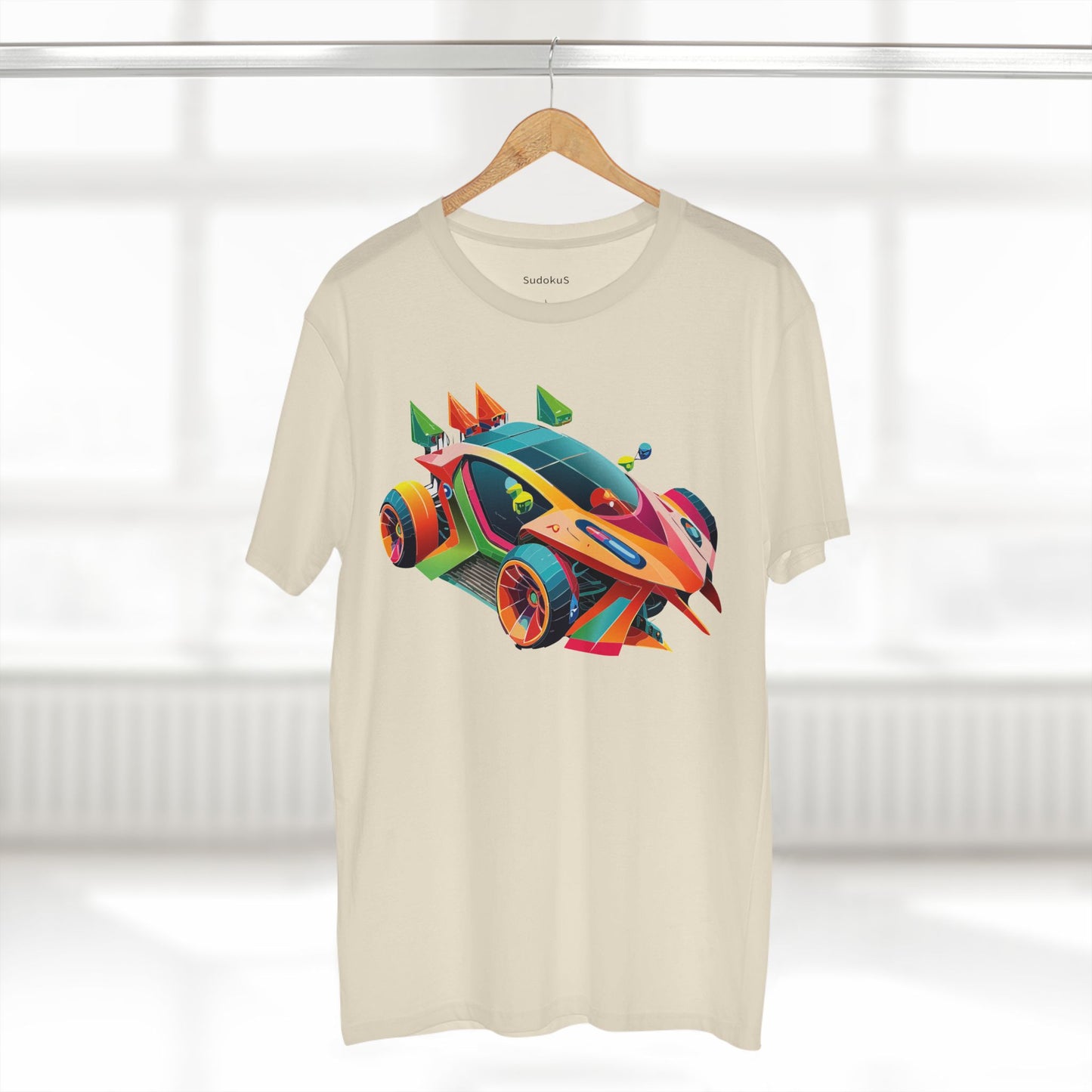 Unisex Hot Wheels Car Shirt Premium Cotton Tee With Unique Art Design Regular Fit Crew Neck Comfort