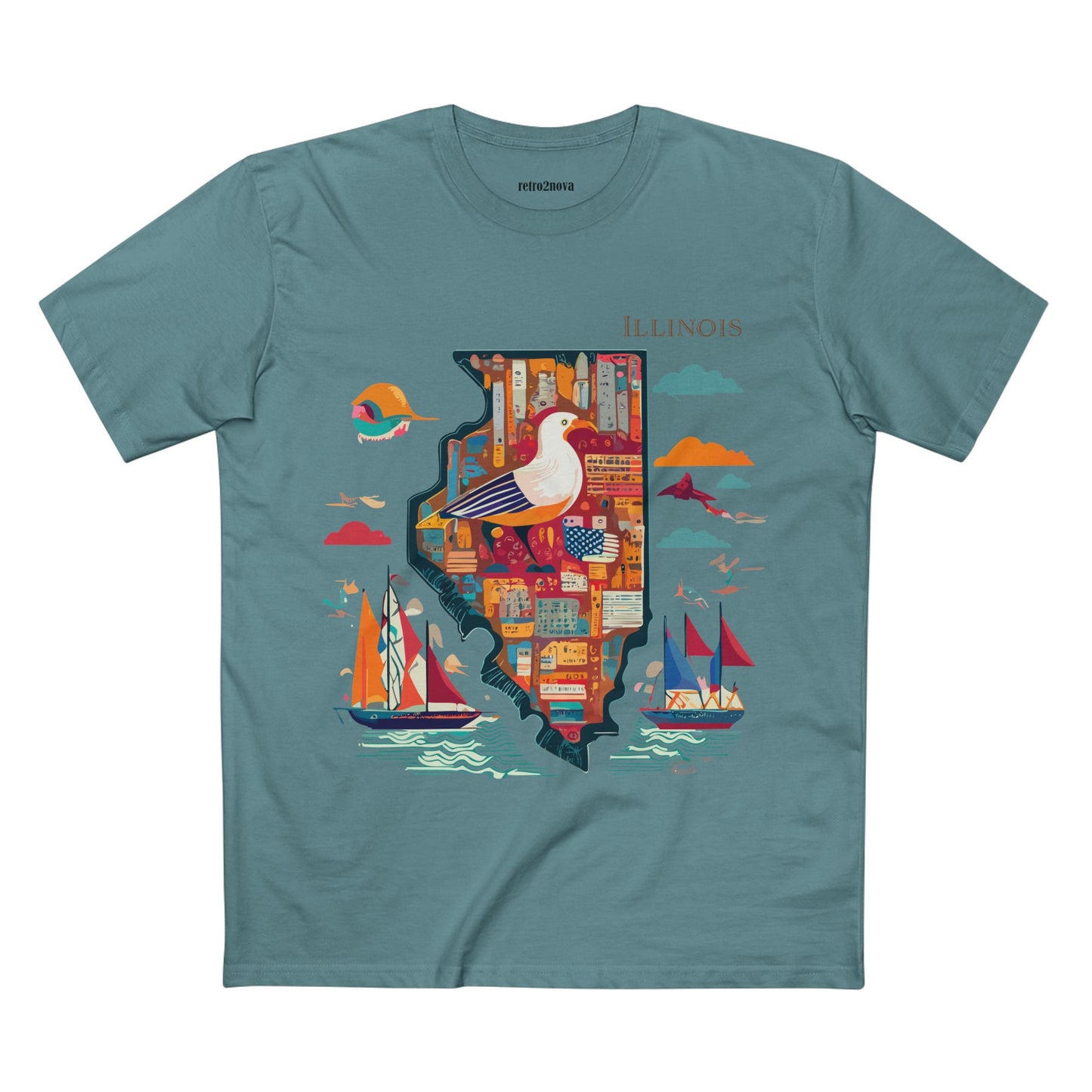US State Shirts, Illinois Shirt