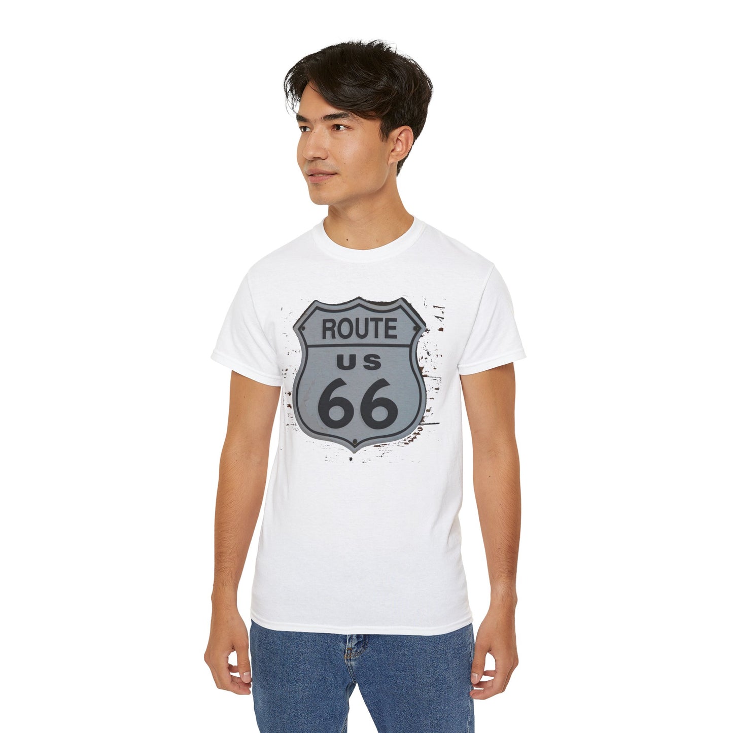 Route 66 Tee Shirt, Route 66 Graphic T‑Shirt, Vintage Graphic T-Shirt, Art Design Shirt, Route 66 US Tee Shirts