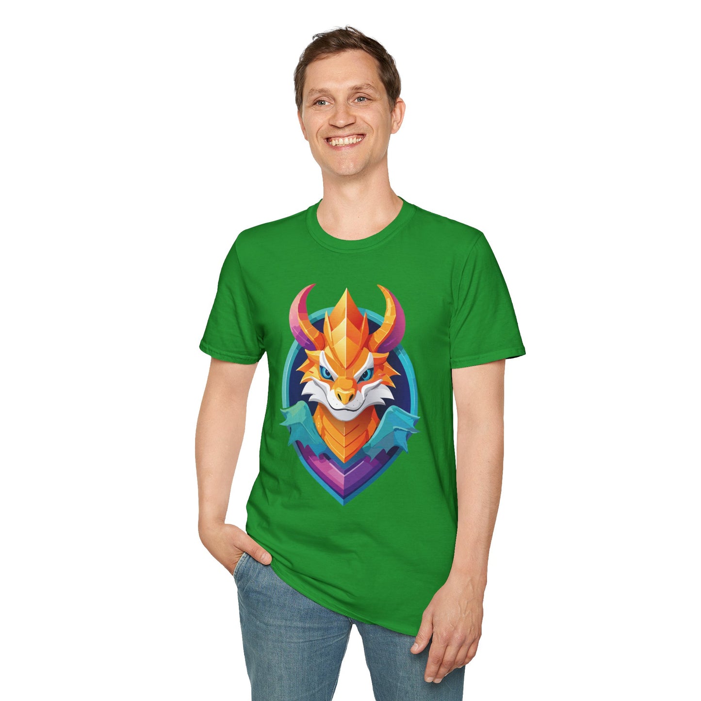 Dragon T Shirt, Dragon Shirt, Shirt with Animals, Animal Shirt