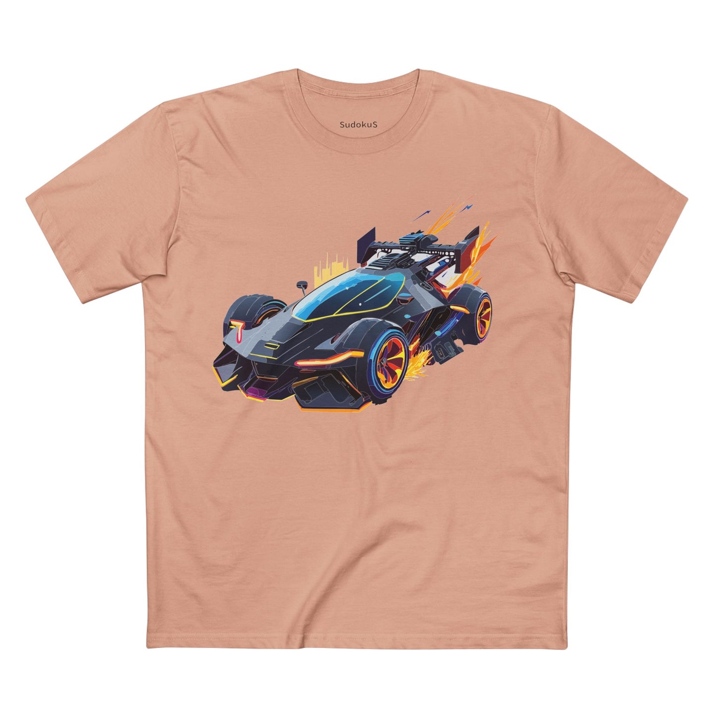 Hot Wheels Car Shirt Unisex Premium Cotton Tee With Unique Car Art Design For Everyday Wear