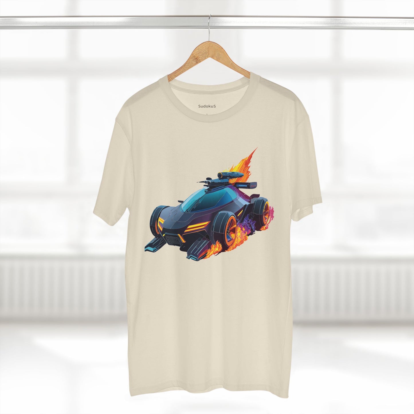 Unisex Car Shirt Hot Wheels Tee Premium Cotton With Unique Art Design For Everyday Wear