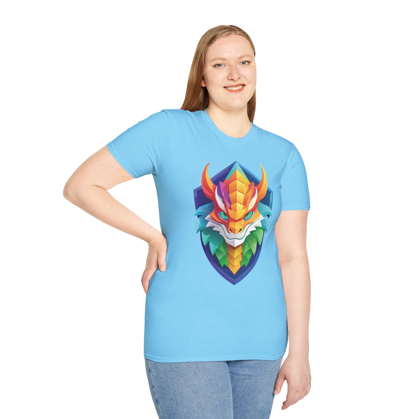 Dragon T Shirt, Dragon Shirt, Shirt with Animals, Animal Shirt