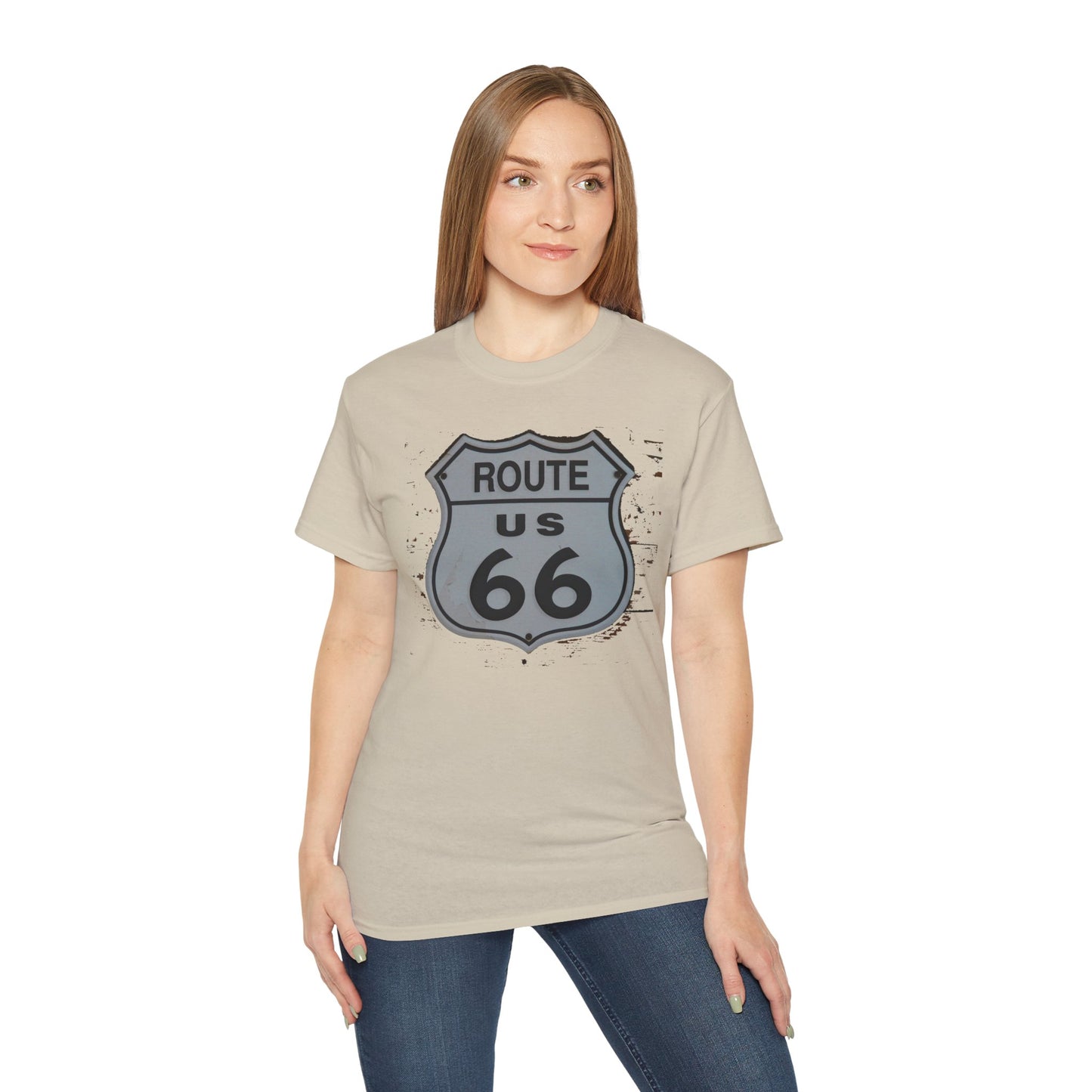 Route 66 Tee Shirt, Route 66 Graphic T‑Shirt, Vintage Graphic T-Shirt, Art Design Shirt, Route 66 US Tee Shirts