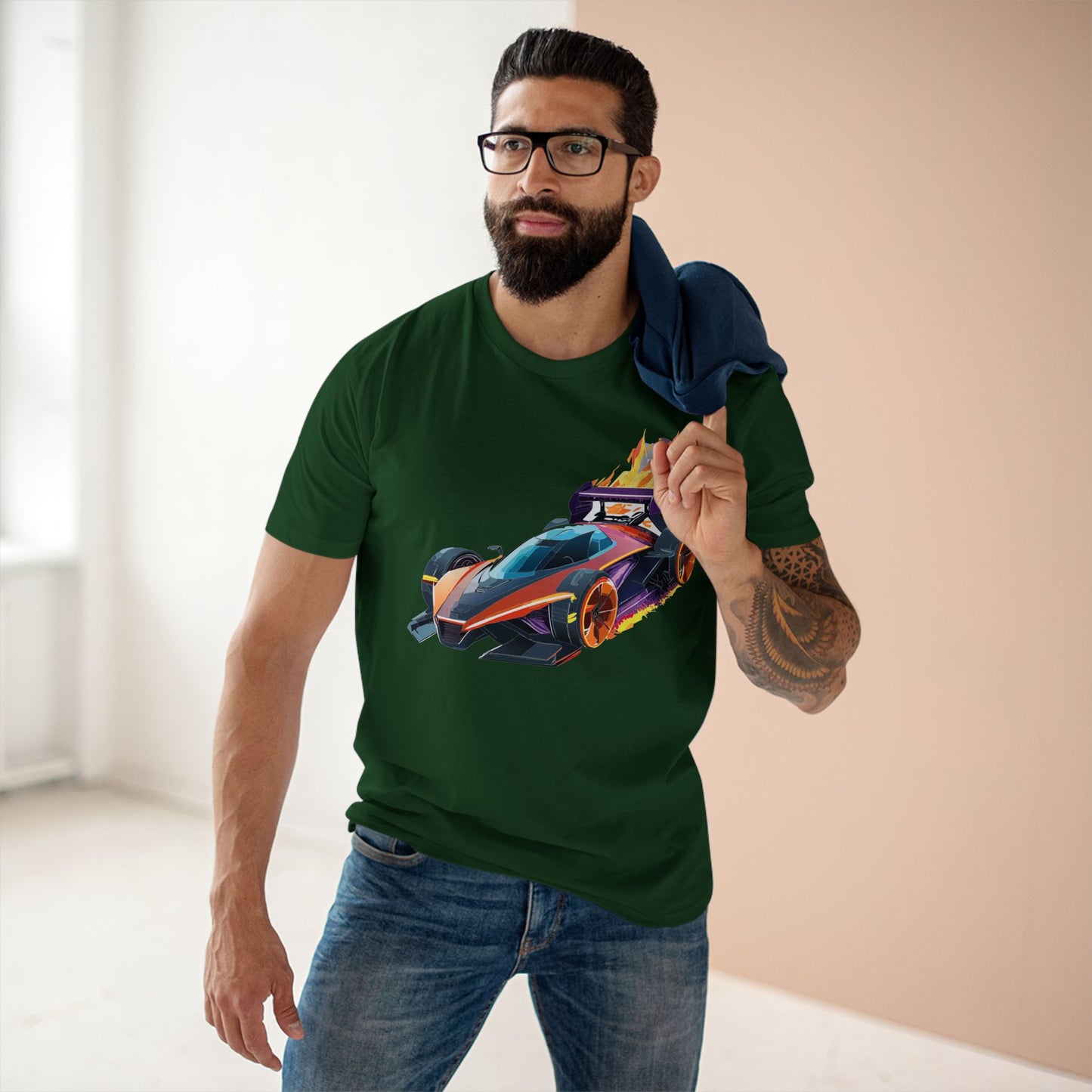 Hot Wheels Car Shirt Unisex Premium Cotton Tee With Unique Car Art Design For Auto Enthusiasts