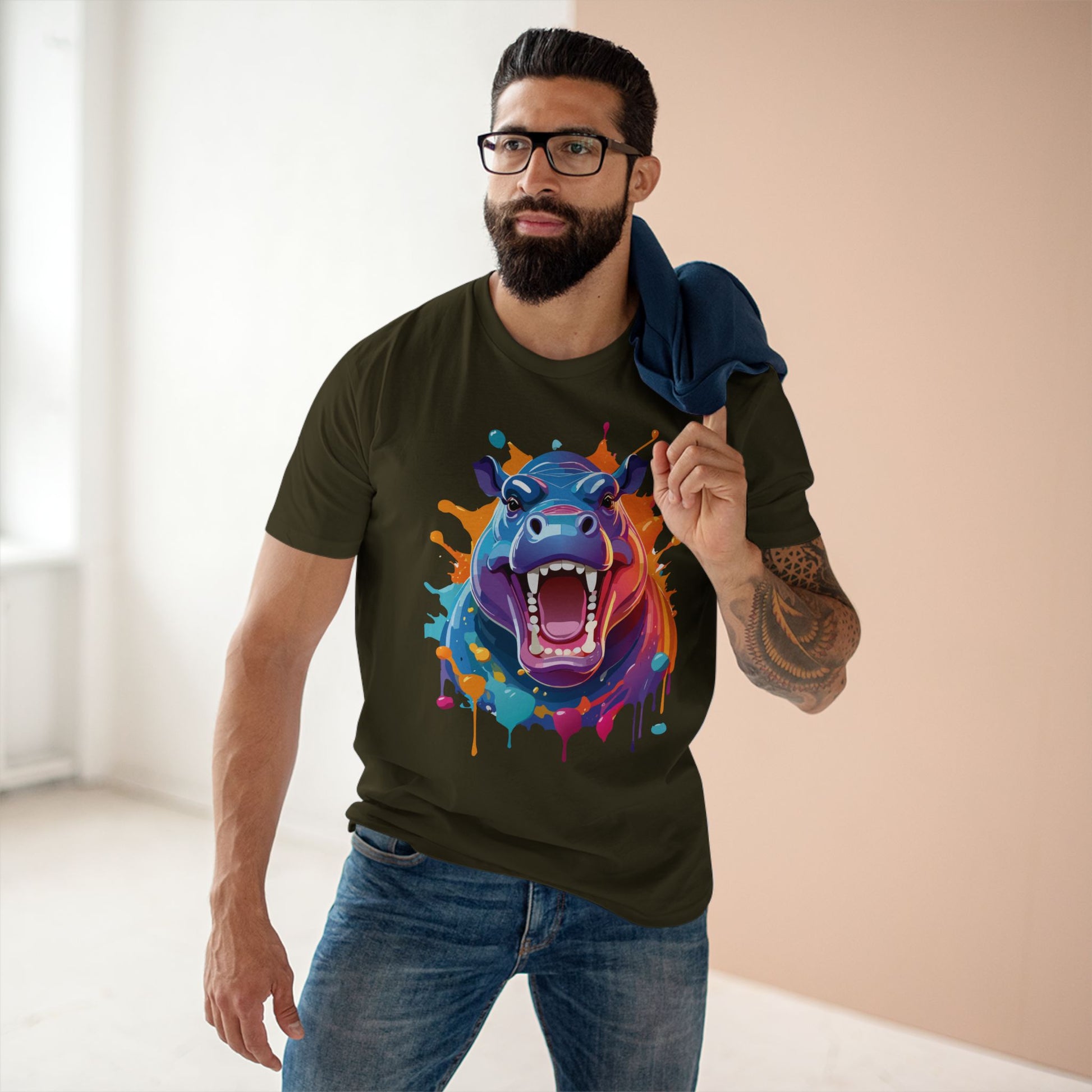 Animal Shirt, Hippo Shirt - SudokuS