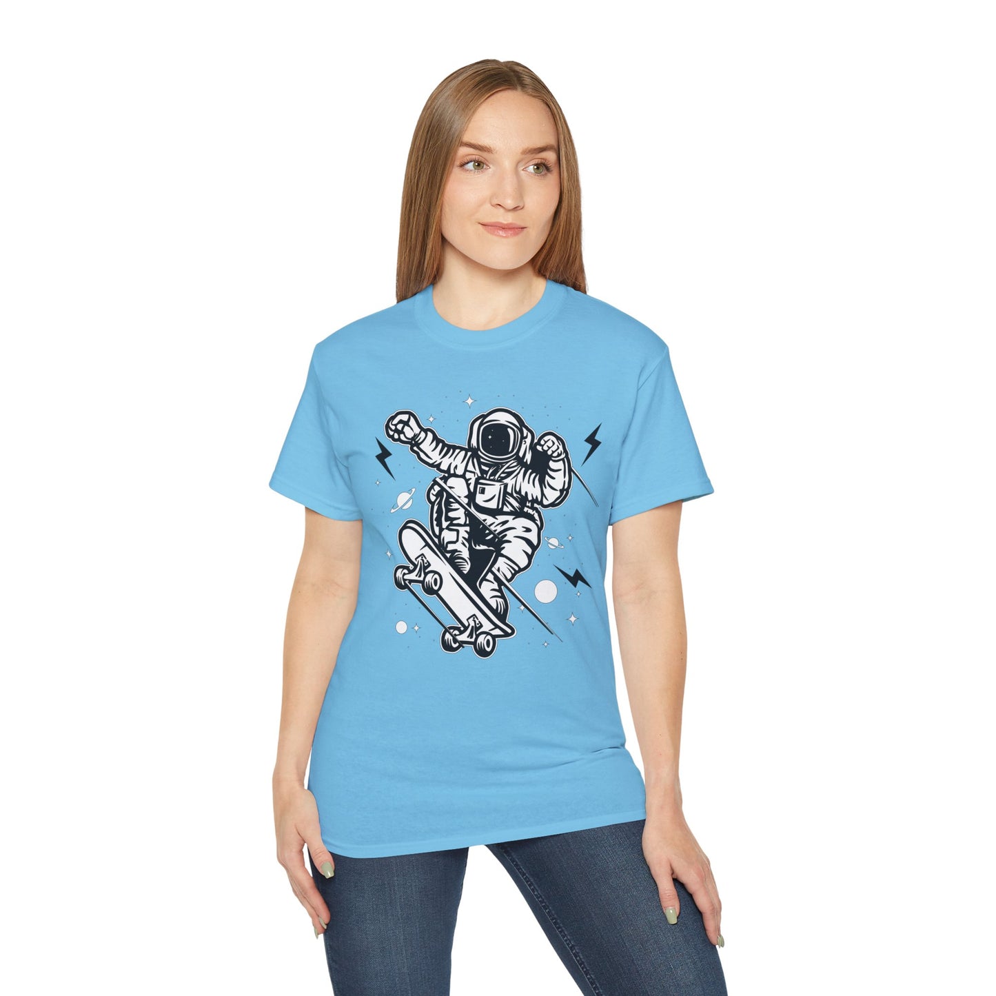 Astronaut Tee Shirt, Astronaut Graphic T‑Shirt, Cartoon Graphic T-Shirt, Art Design Shirt, Cosmos Tee Shirts 2