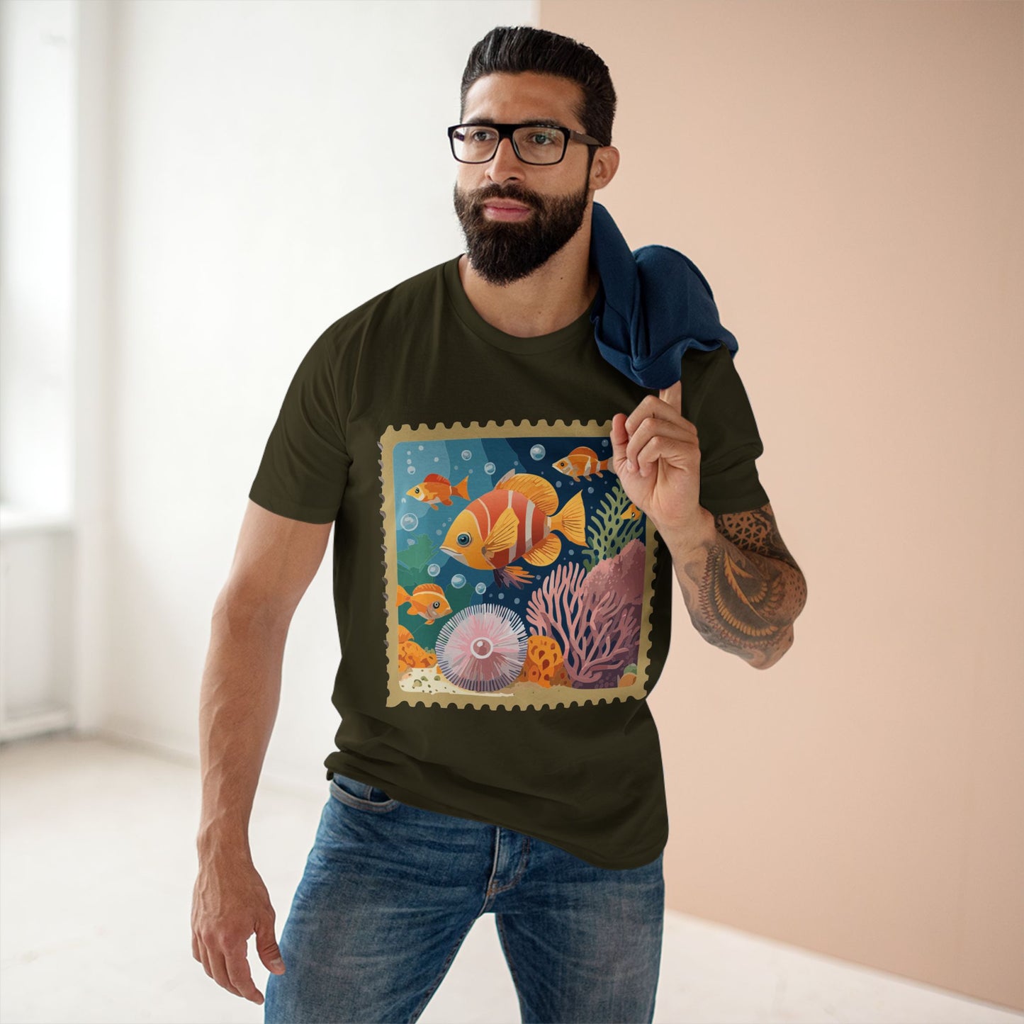 Stamp Shirt, Postage Stamp Shirt