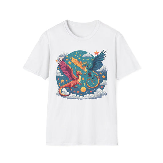 Dragon T Shirt, Dragon Shirt, Shirt with Animals, Animal Shirt