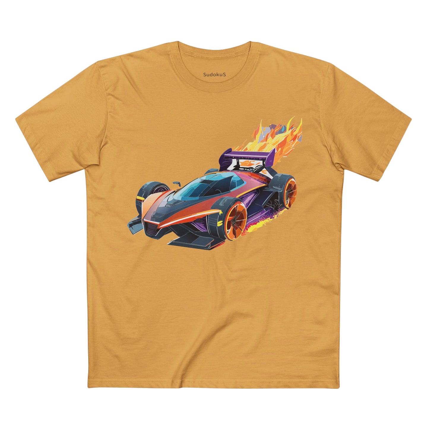 Hot Wheels Car Shirt Unisex Premium Cotton Tee With Unique Car Art Design For Auto Enthusiasts
