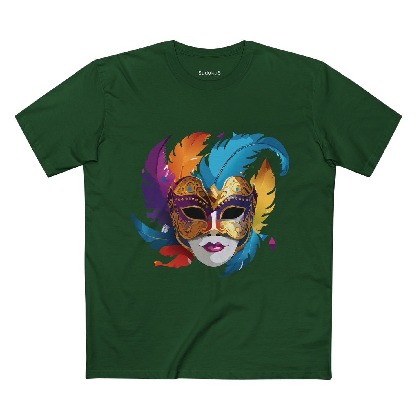 Mask Shirt, Shirt with Face - SudokuS