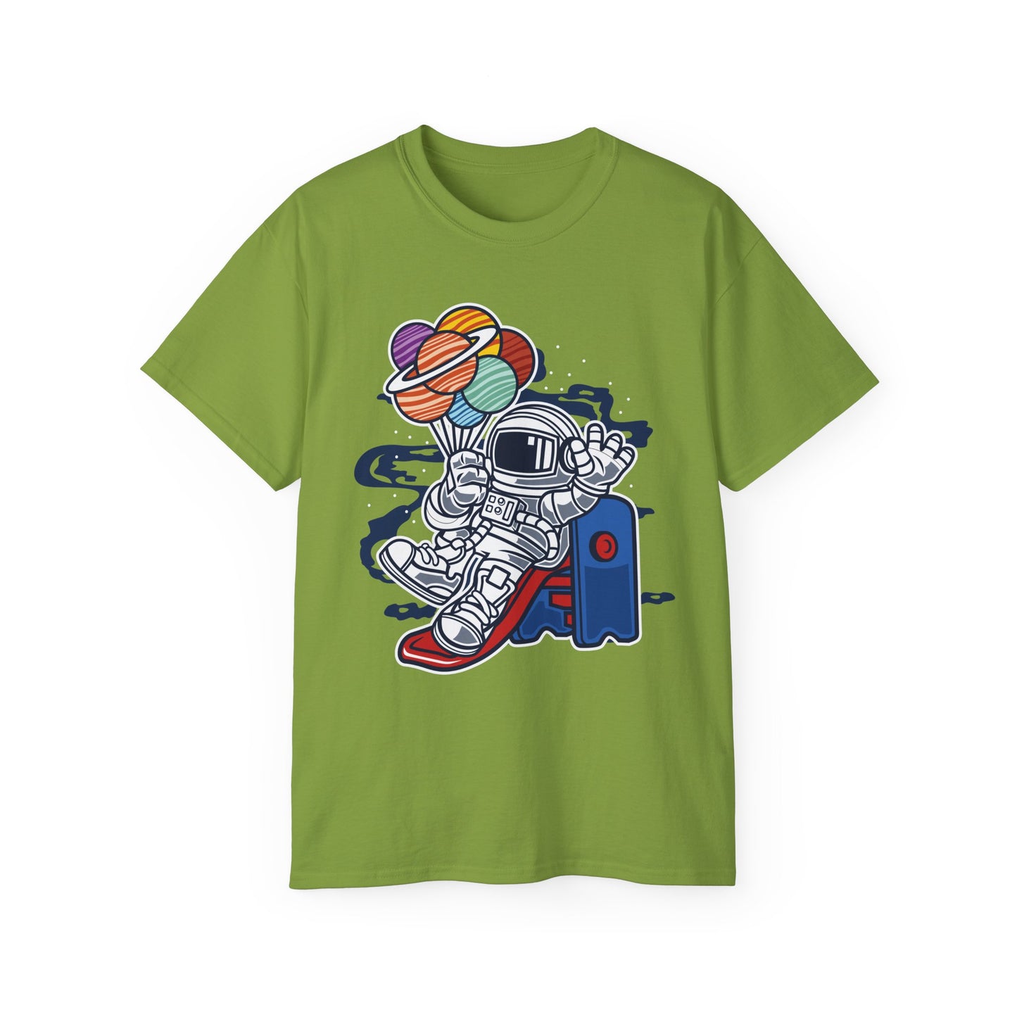 Astronaut Tee Shirt, Astronaut Graphic T‑Shirt, Cartoon Graphic T-Shirt, Art Design Shirt, Cosmos Tee Shirts 5