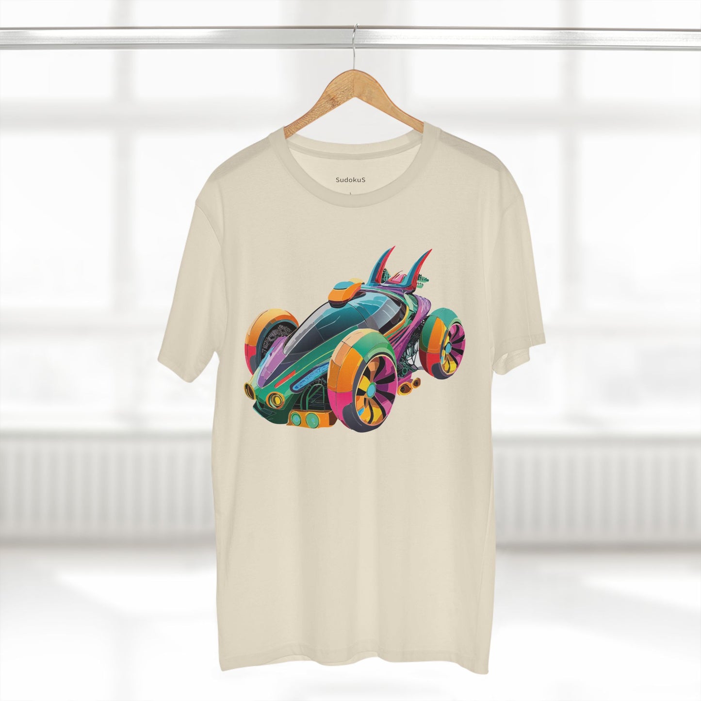 Car Shirt Hot Wheels Unisex Premium Cotton With Unique Art Design Preshrunk Regular Fit Crew Neck