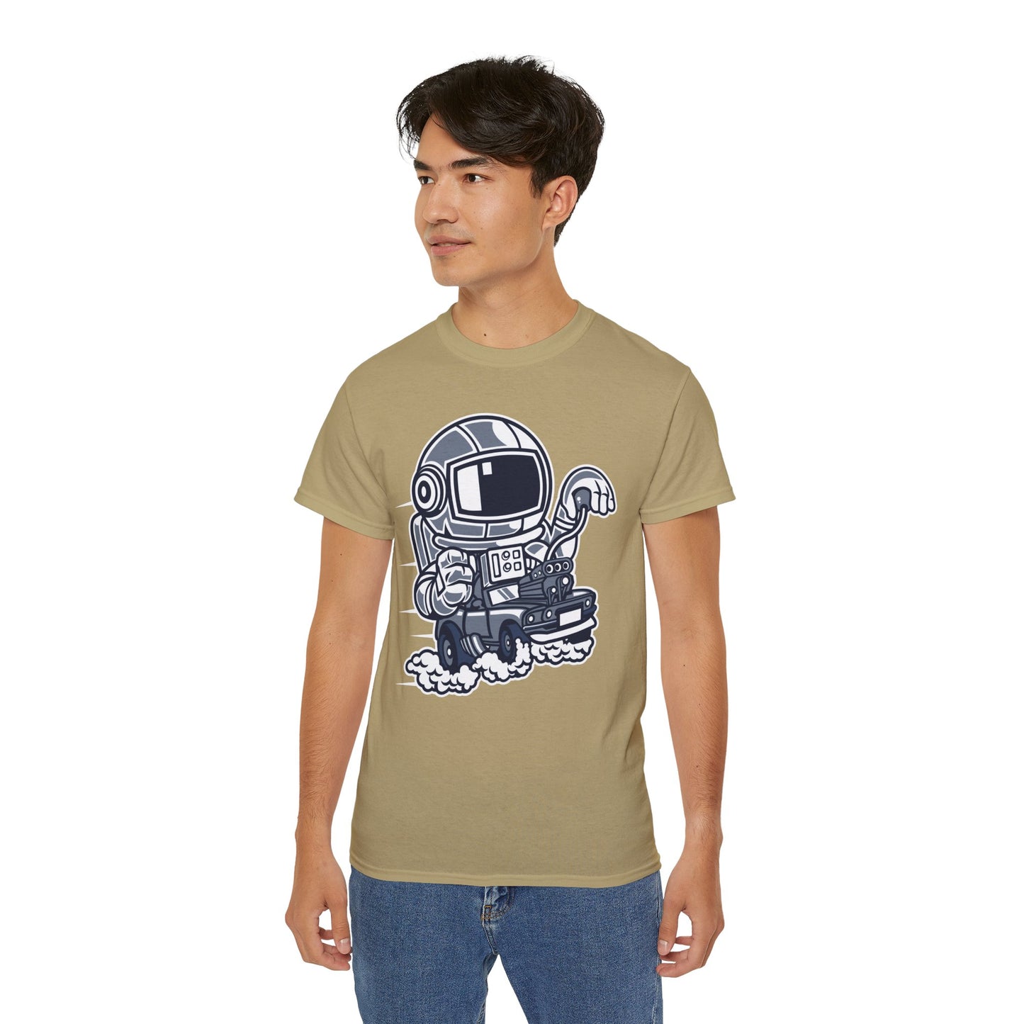 Astronaut Tee Shirt, Astronaut Graphic T‑Shirt, Cartoon Graphic T-Shirt, Art Design Shirt, Cosmos Tee Shirts 4