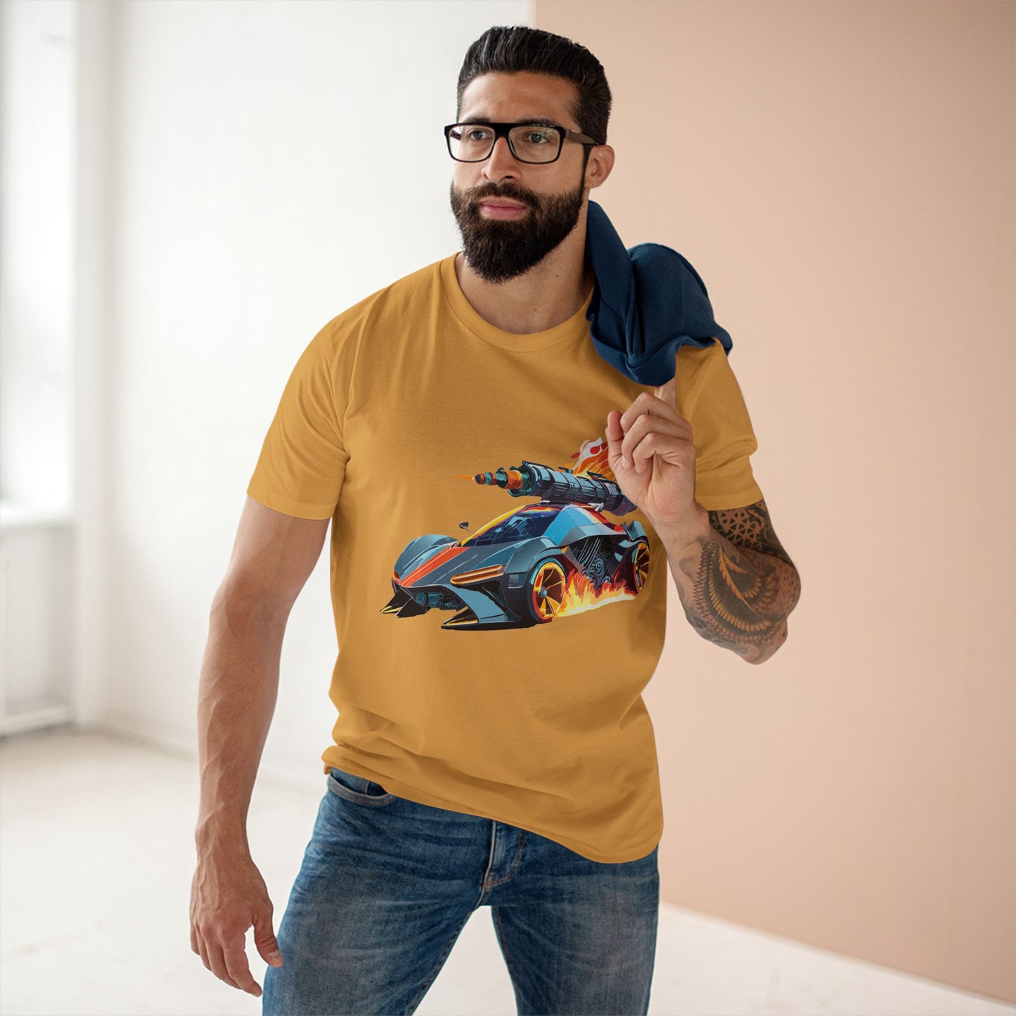 Hot Wheels Car Shirt Unisex Premium Cotton Tee Unique Art Design Preshrunk Regular Fit Crew Neck