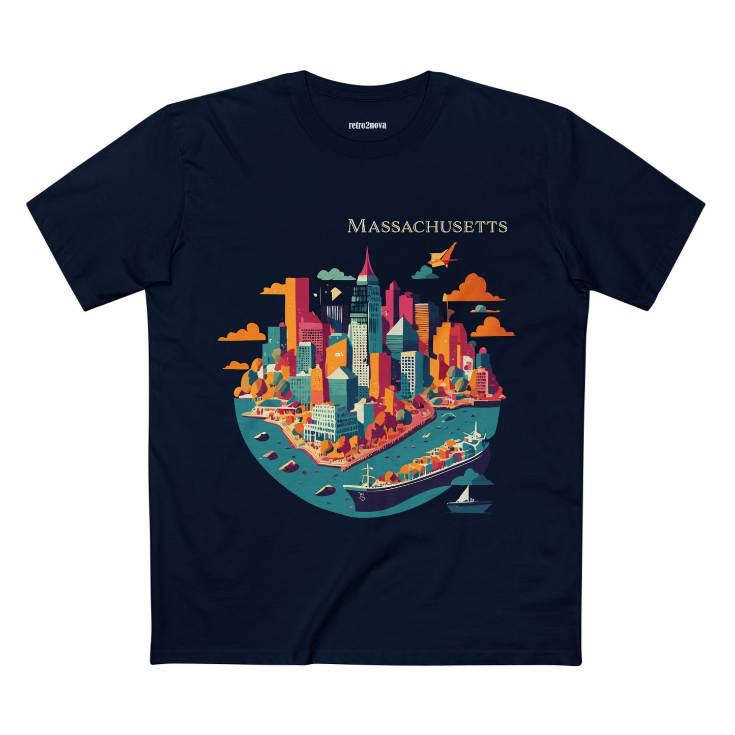 US State Shirts, Massachusetts Shirt