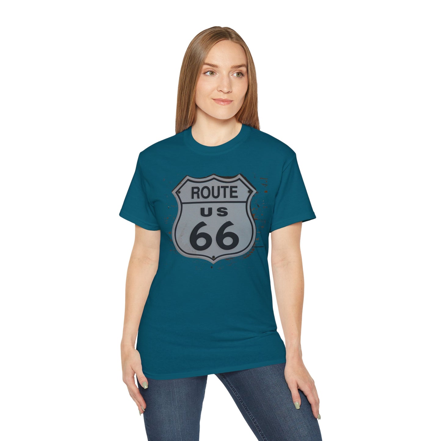 Route 66 Tee Shirt, Route 66 Graphic T‑Shirt, Vintage Graphic T-Shirt, Art Design Shirt, Route 66 US Tee Shirts