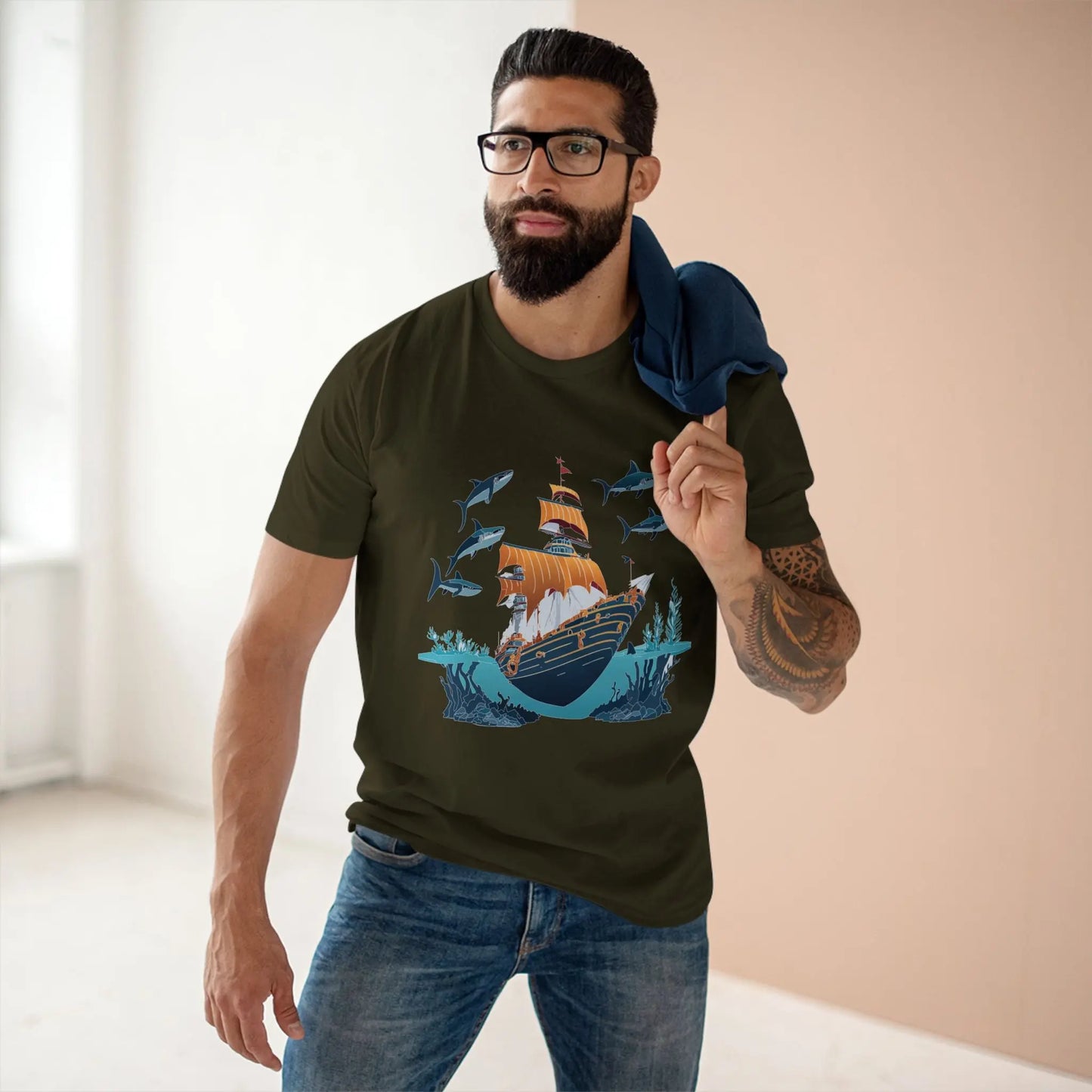 Ocean Coast Shirts, Ocean Shirt - SudokuS