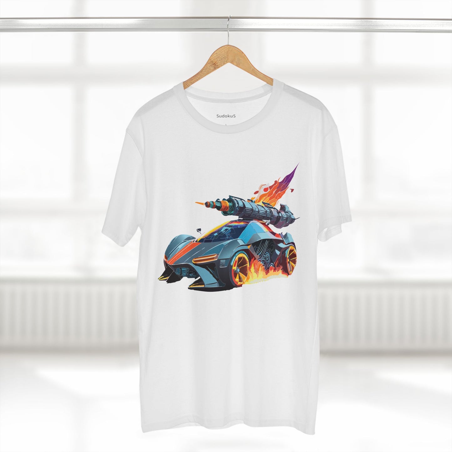 Hot Wheels Car Shirt Unisex Premium Cotton Tee Unique Art Design Preshrunk Regular Fit Crew Neck