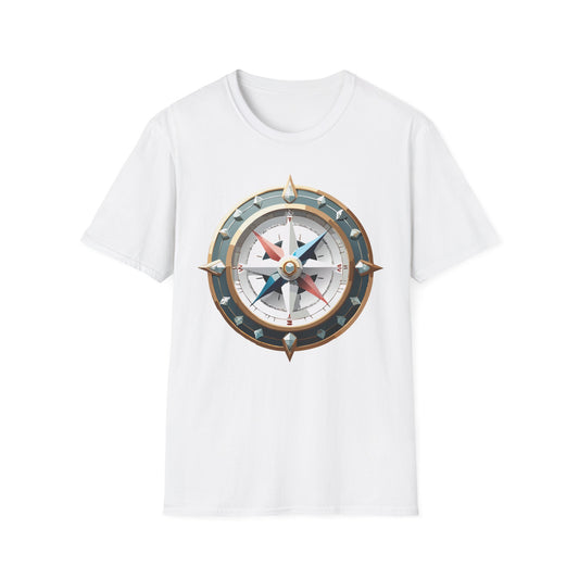 Compass T Shirt, Compass Shirt, Shirt with Compass, Navigator Shirt