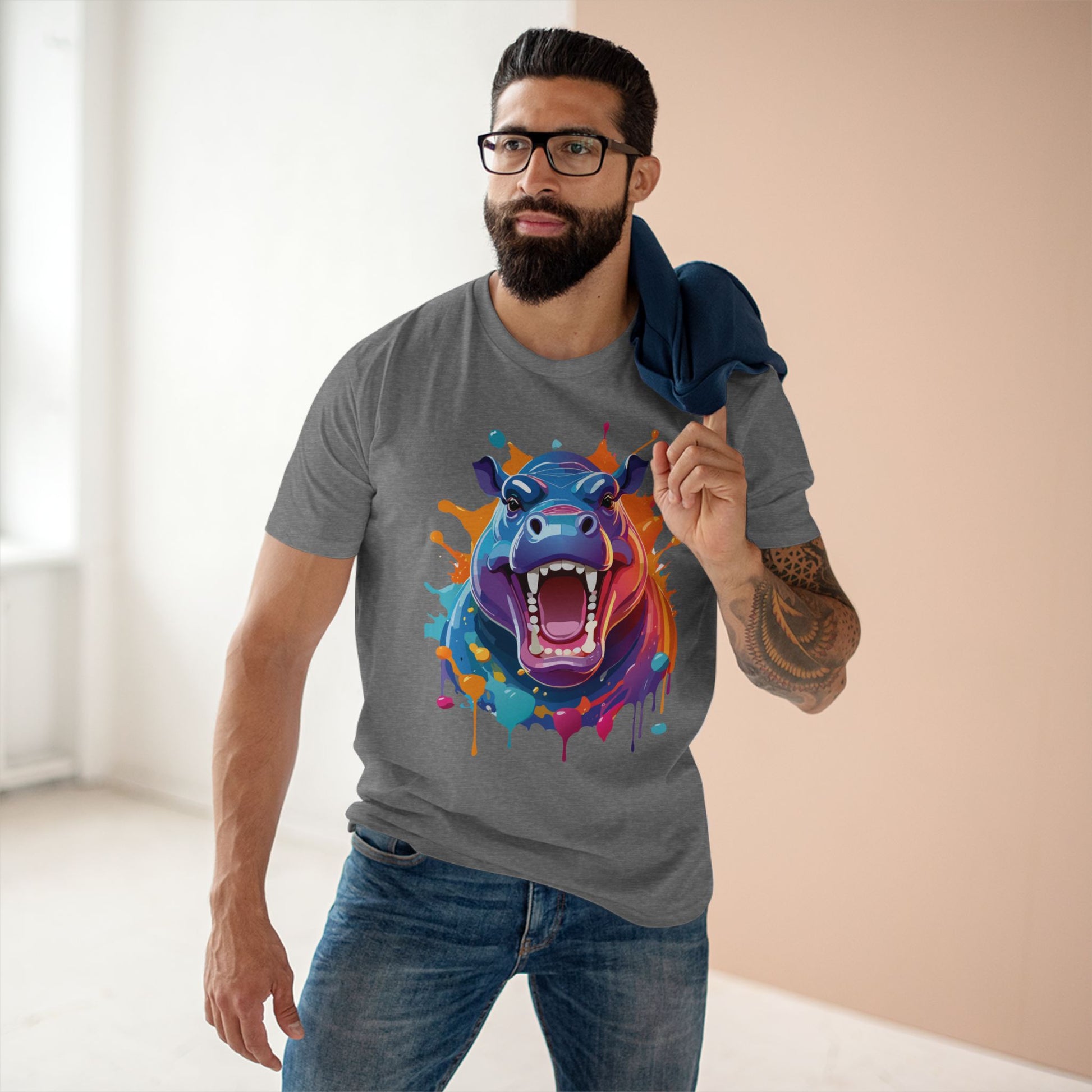 Animal Shirt, Hippo Shirt - SudokuS
