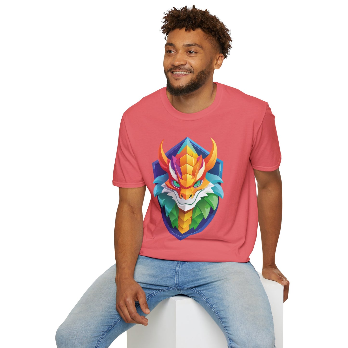 Dragon T Shirt, Dragon Shirt, Shirt with Animals, Animal Shirt