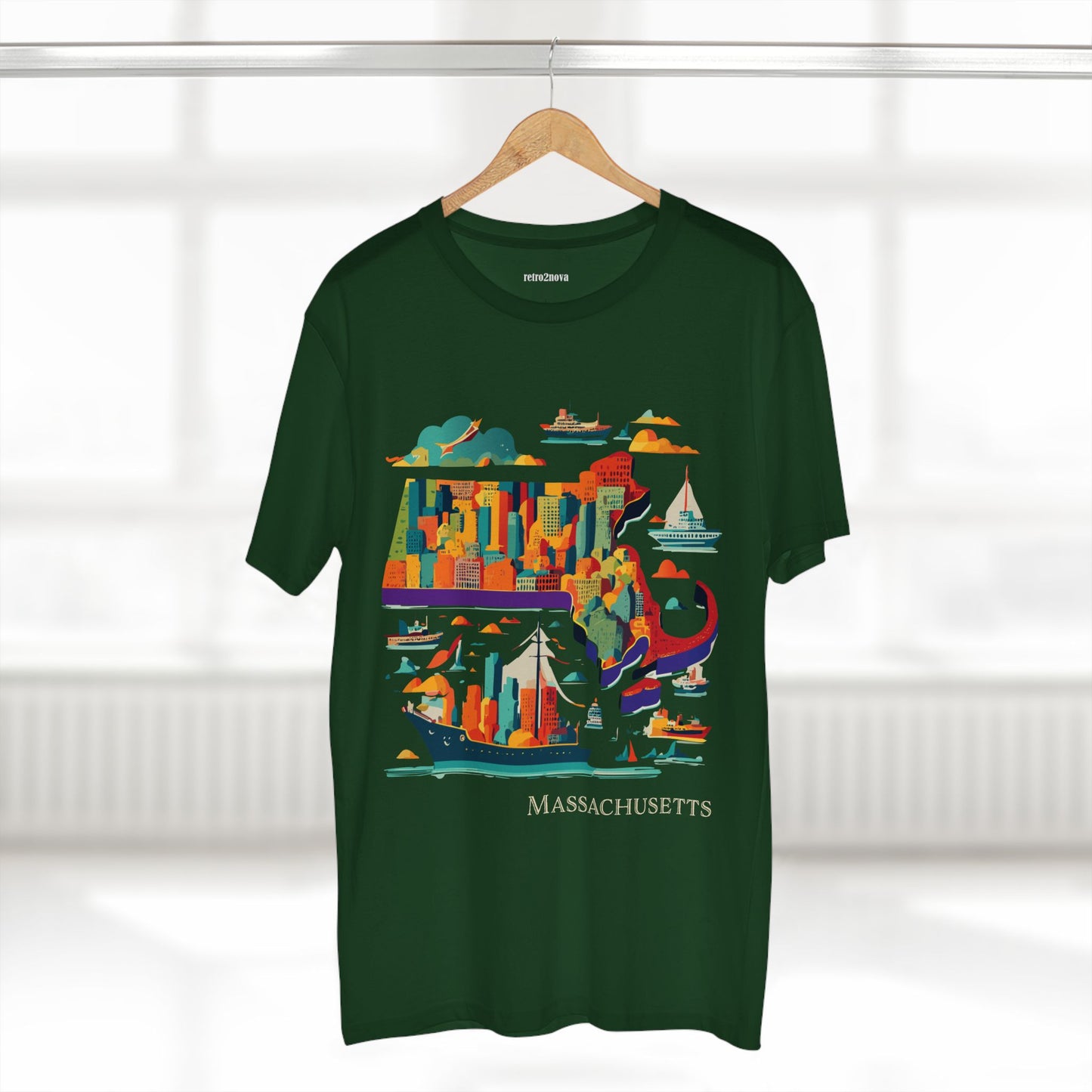 US State Shirts, Massachusetts Shirt