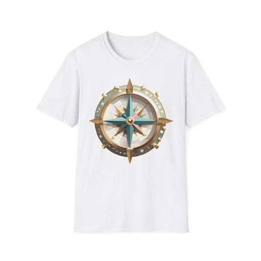 Compass T Shirt, Compass Shirt, Shirt with Compass, Navigator Shirt