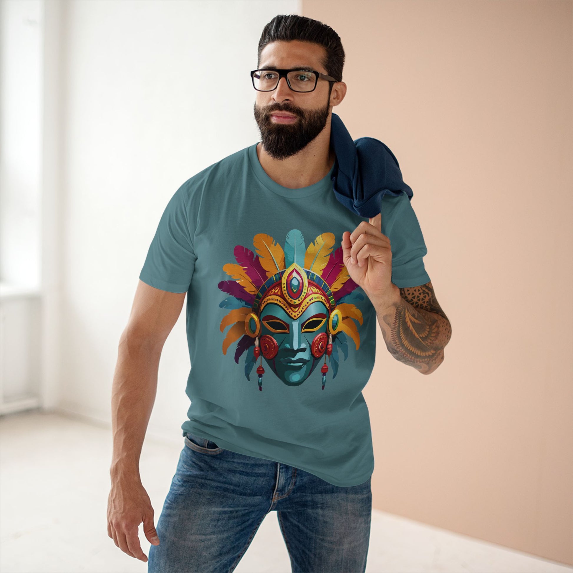 Mask Shirt, Shirt with Face - SudokuS
