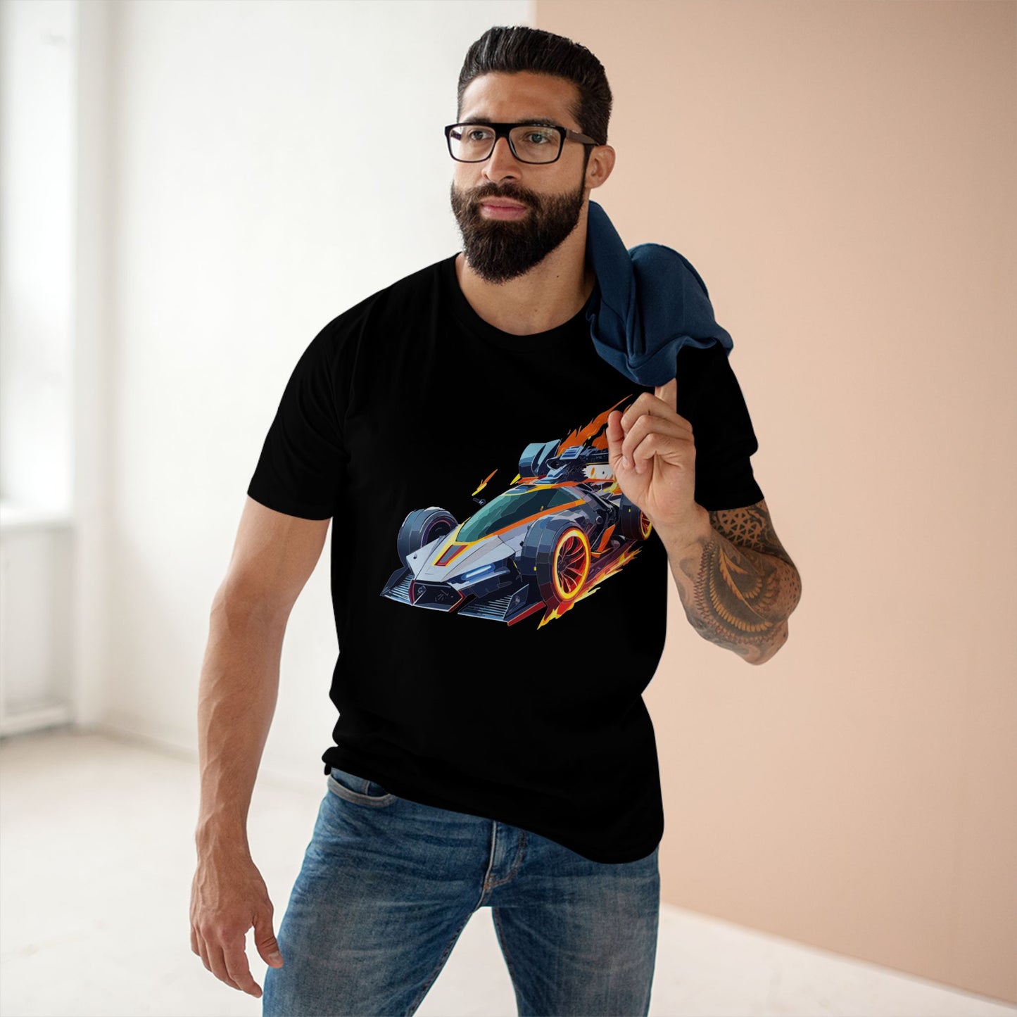 Car Shirt Hot Wheels Unisex Premium Cotton Tee With Unique Art Design Crew Neck Edition