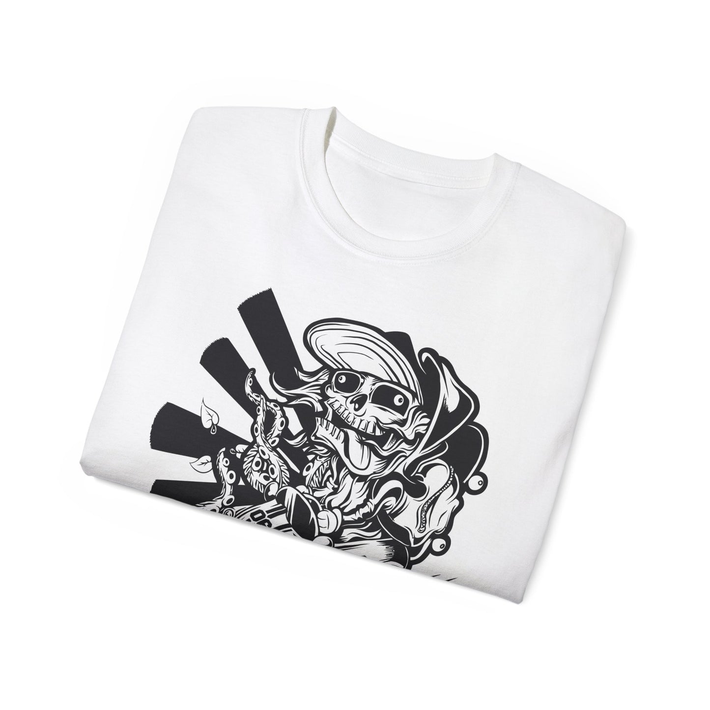 Skull Tee Shirt, Skull Graphic T‑Shirt, Cartoon Graphic T-Shirt, Art Design Shirt, Skull Tee Shirts