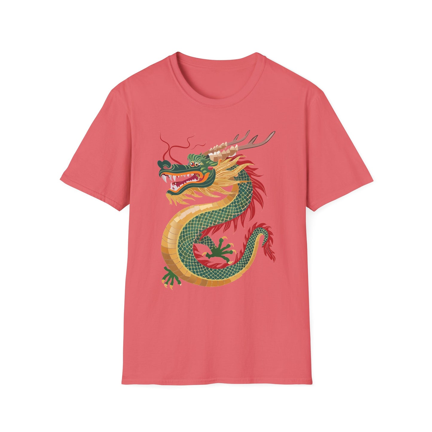 Dragon T Shirt, Dragon Shirt, Shirt with Animals, Animal Shirt