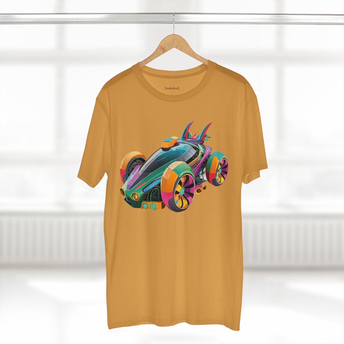 Car Shirt Hot Wheels Unisex Premium Cotton With Unique Art Design Preshrunk Regular Fit Crew Neck