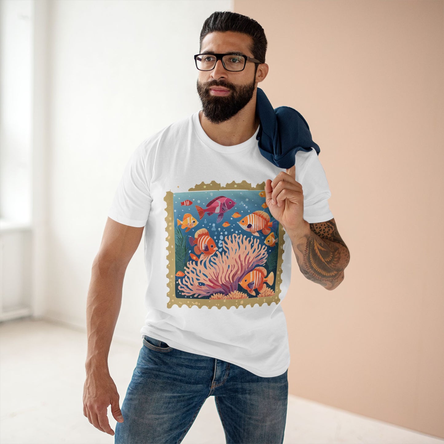 Stamp Shirt, Postage Stamp Shirt
