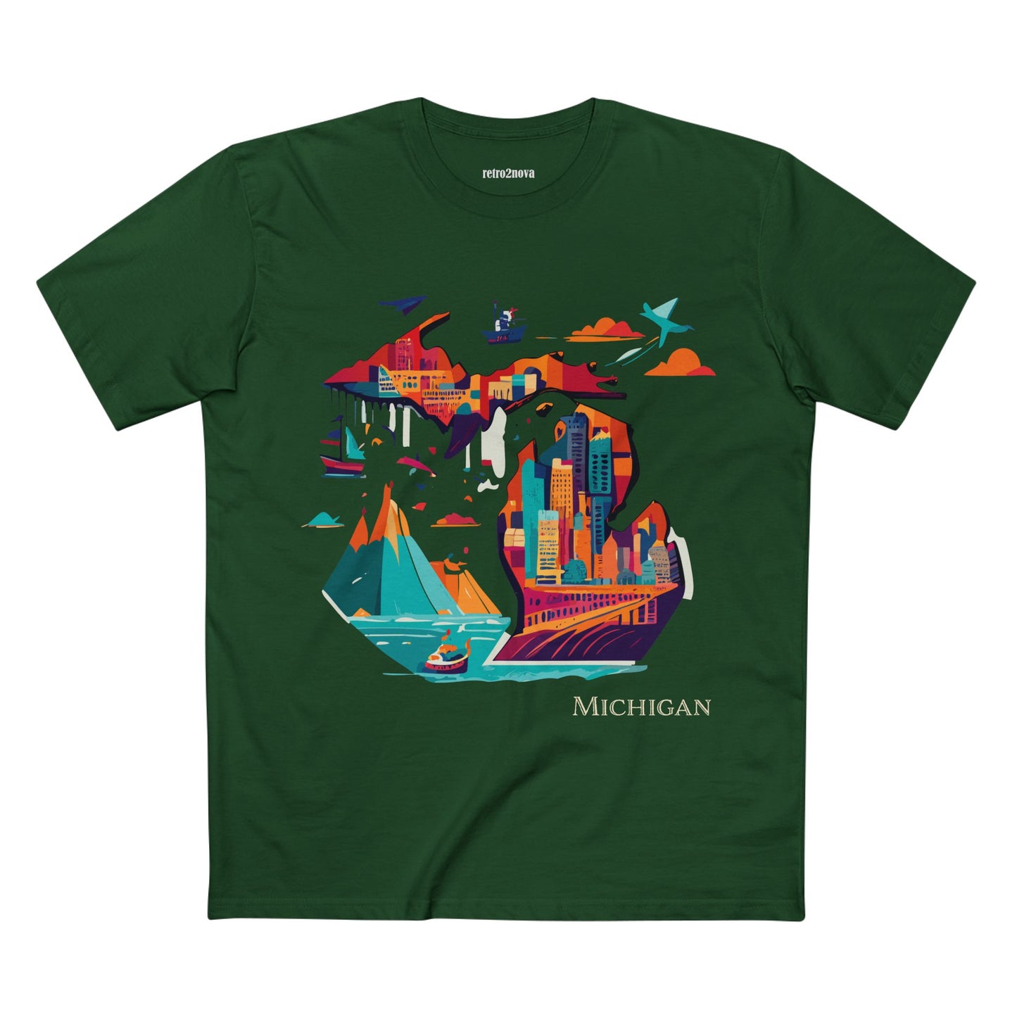 US State Shirts, Michigan Shirt